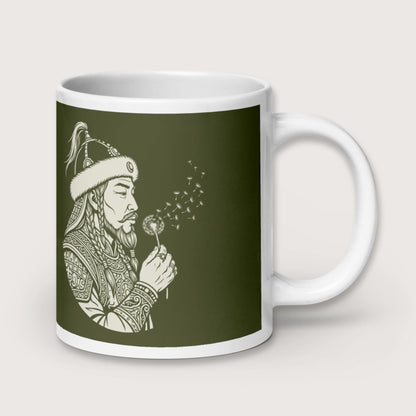 Genghis Khan Blowing Wishes Mug - history buff gift by HistoHead