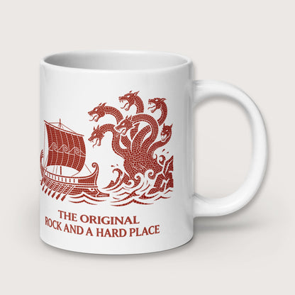 Odyssey Rock and a Hard Place Mug - history buff gift by HistoHead