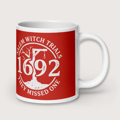 Salem Witch Trials They Missed One Mug - history buff gift by HistoHead