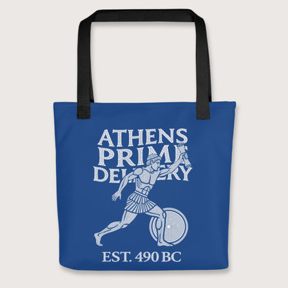 Black Athens Prime Delivery Bag - history buff gift by HistoHead