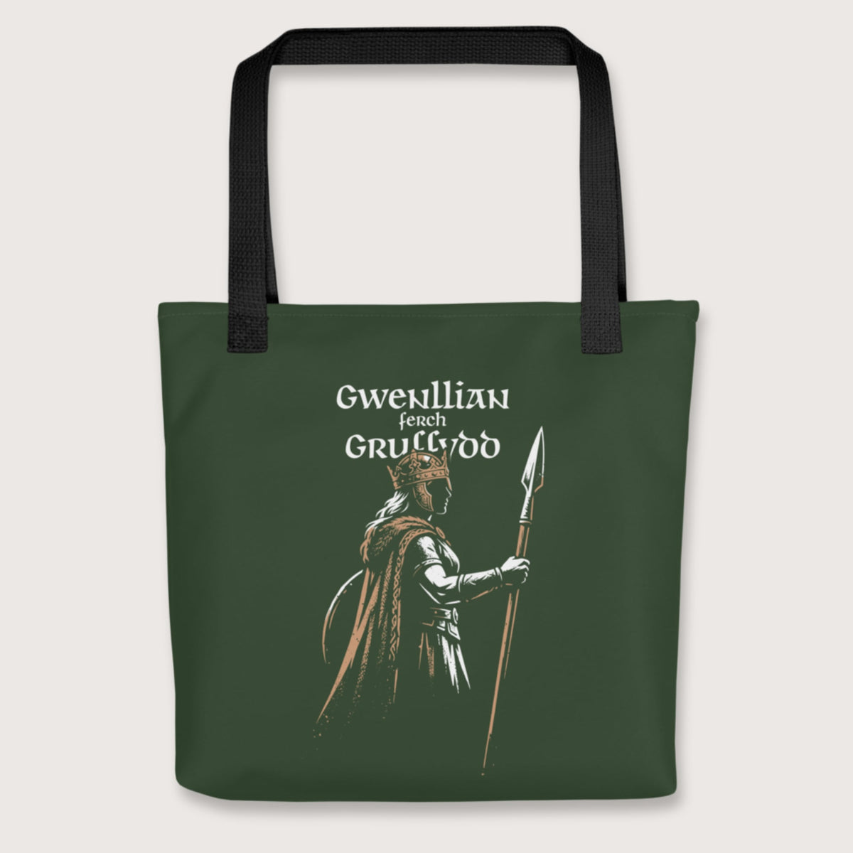 Black Gwenllian ferch Gruffydd Bag - history buff gift by HistoHead