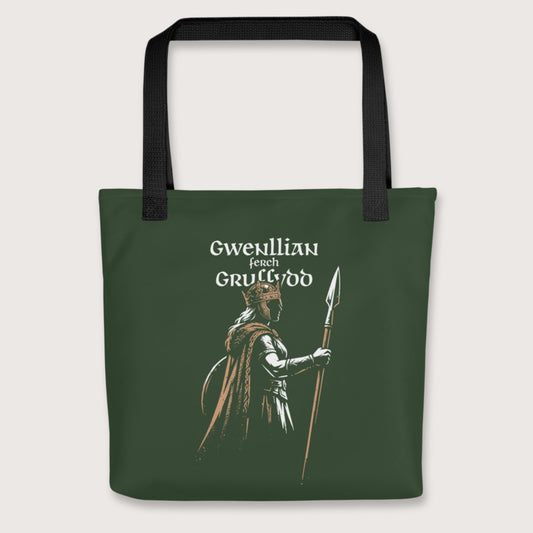 Black Gwenllian ferch Gruffydd Bag - history buff gift by HistoHead