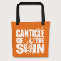 Black Canticle of the Sun Saint Francis of Assisi Birds Bag - history buff gift by HistoHead