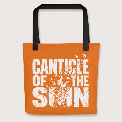 Black Canticle of the Sun Saint Francis of Assisi Birds Bag - history buff gift by HistoHead