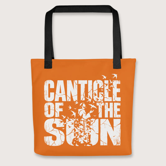 Black Canticle of the Sun Saint Francis of Assisi Birds Bag - history buff gift by HistoHead
