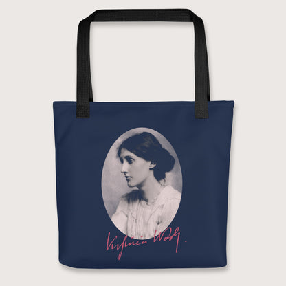 Black Virginia Woolf Bag - history buff gift by HistoHead