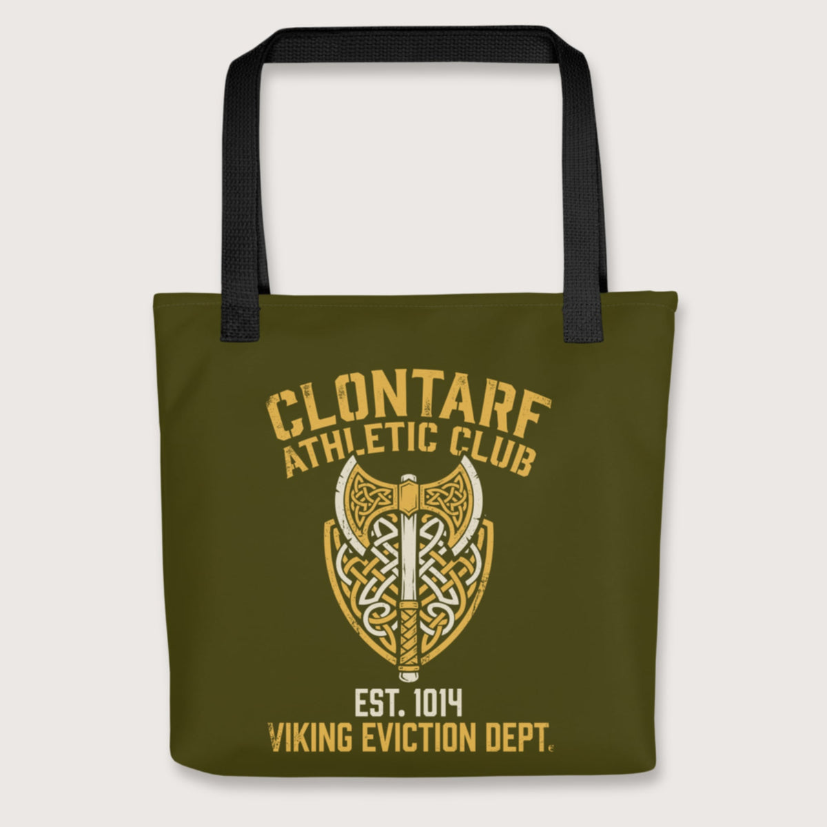 Black Clontarf Athletic Club Bag - history buff gift by HistoHead