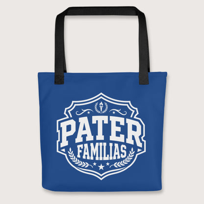 Black Pater Familias Latin Bag - history buff gift by HistoHead