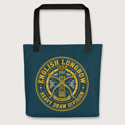 Black English Longbow Heavy Draw Division Bag - history buff gift by HistoHead