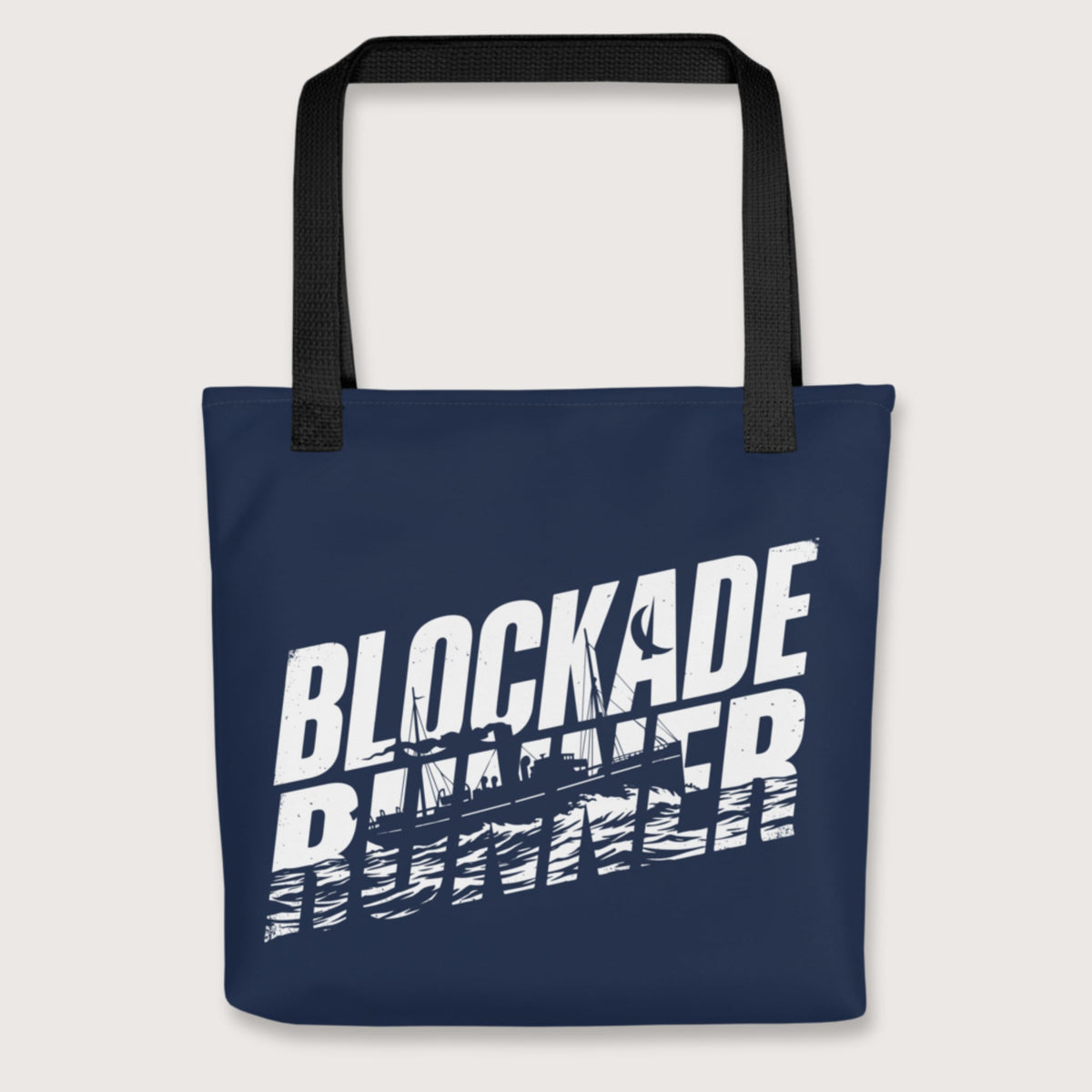 Black Blockade Runner Bag - history buff gift by HistoHead