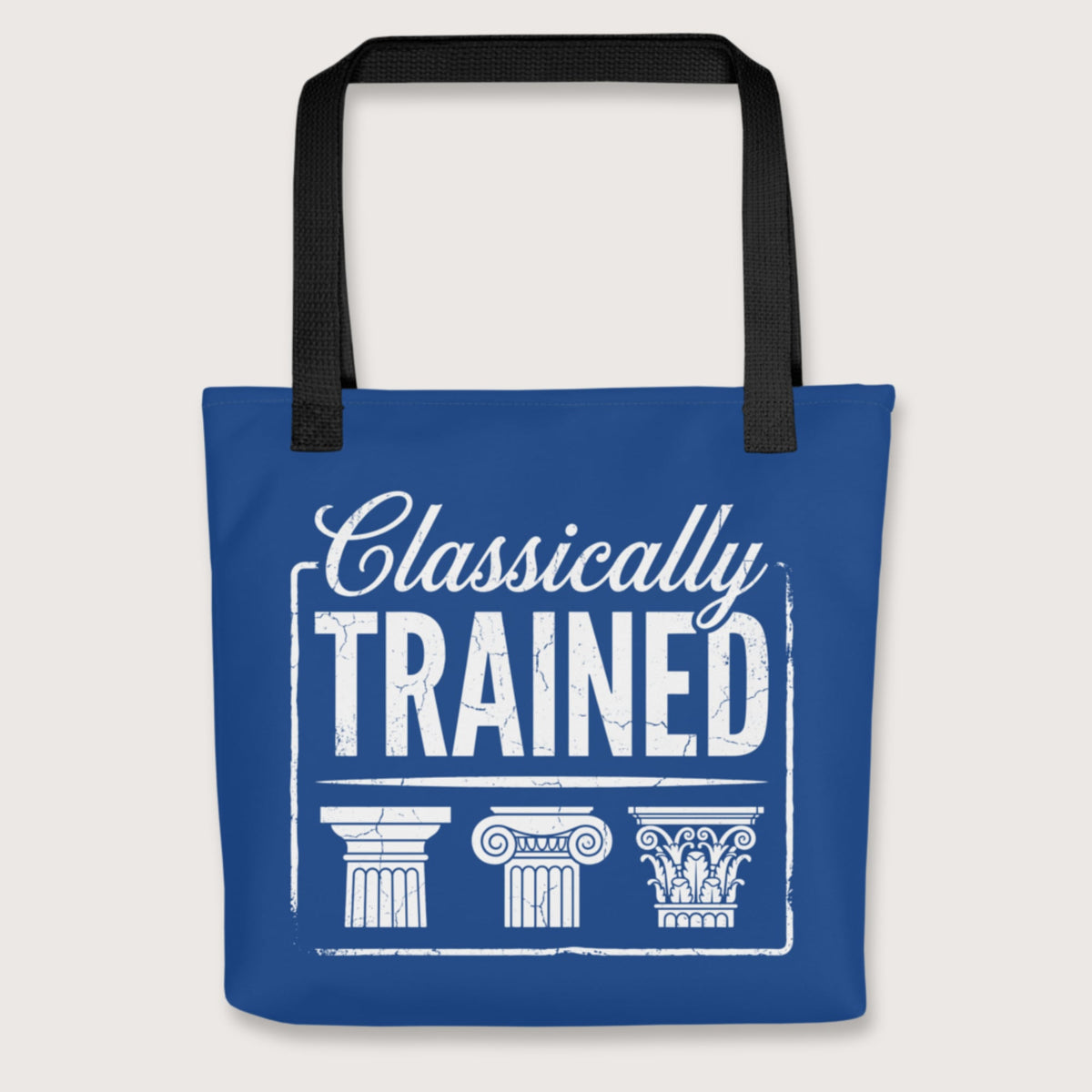 Black Classically Trained Bag - history buff gift by HistoHead