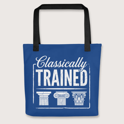Black Classically Trained Bag - history buff gift by HistoHead