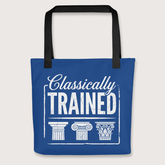 Black Classically Trained Bag - history buff gift by HistoHead