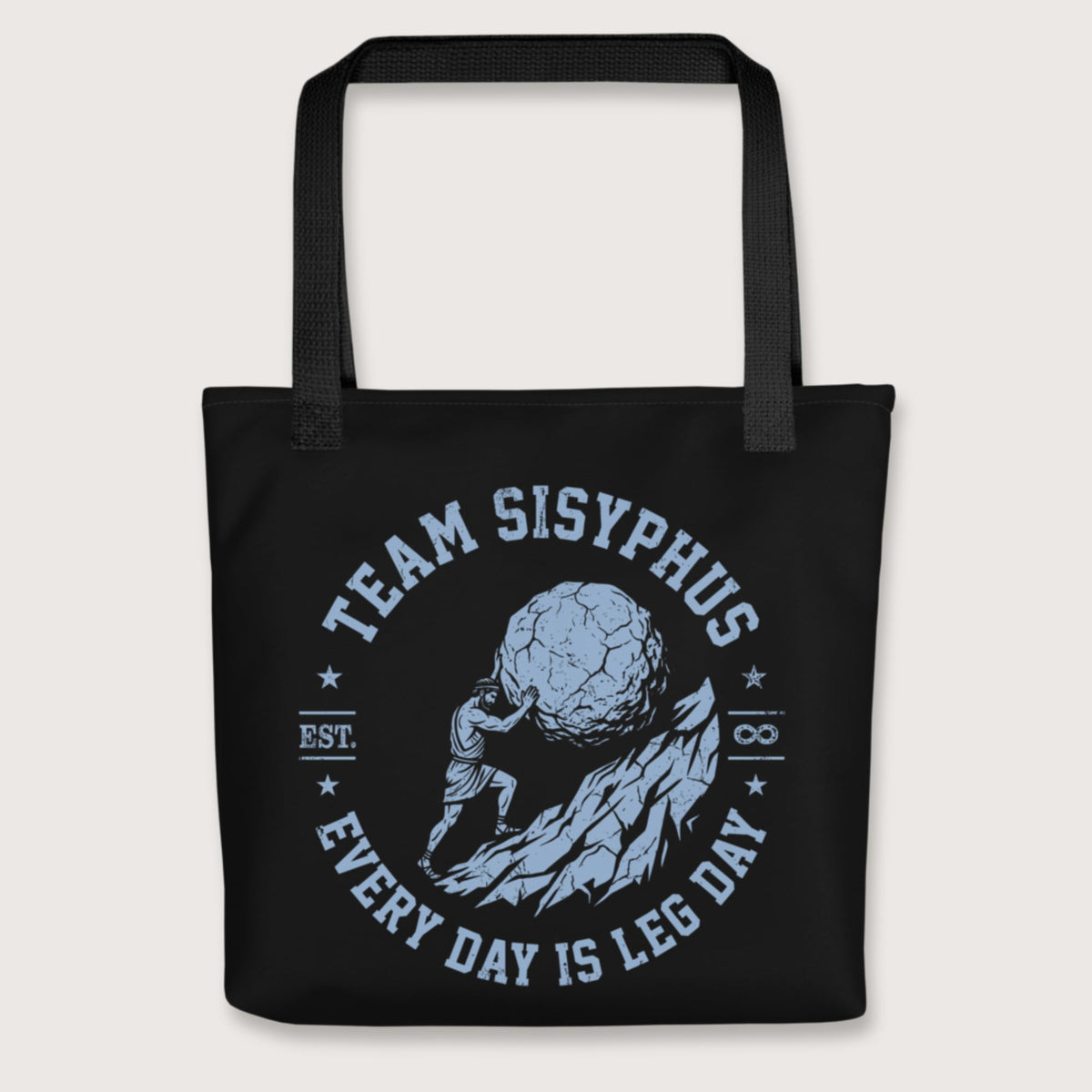 Black Team Sisyphus Bag - history buff gift by HistoHead