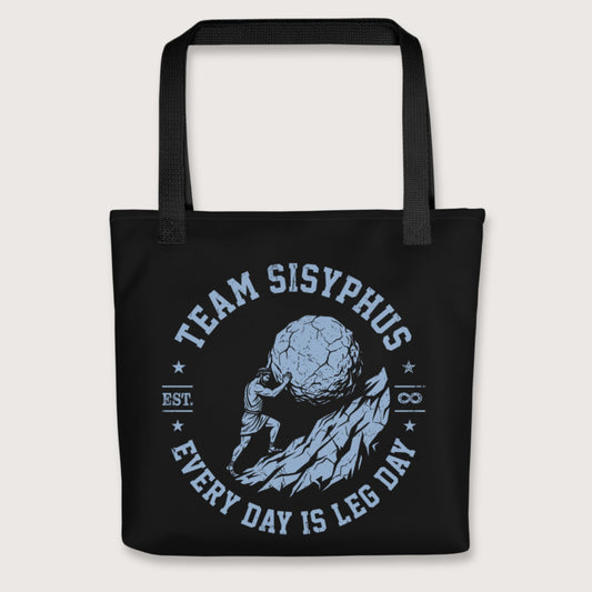 Black Team Sisyphus Bag - history buff gift by HistoHead