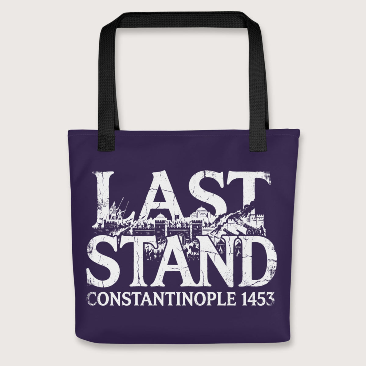 Black Last Stand Constantinople 1453 Bag - history buff gift by HistoHead