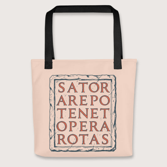 Black Sator Rotas Bag - history buff gift by HistoHead
