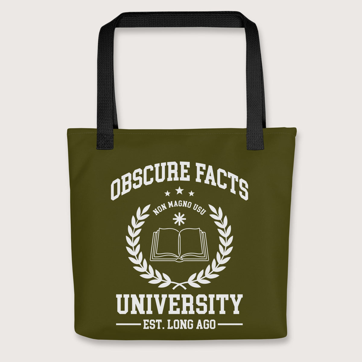 Black Obscure Facts University Bag - history buff gift by HistoHead