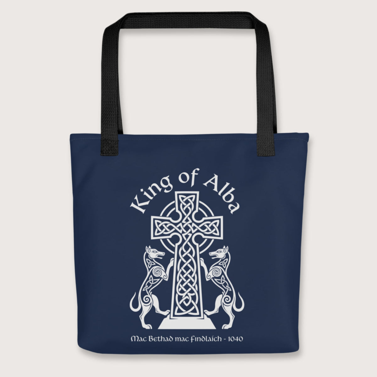 Black King of Alba Bag - history buff gift by HistoHead