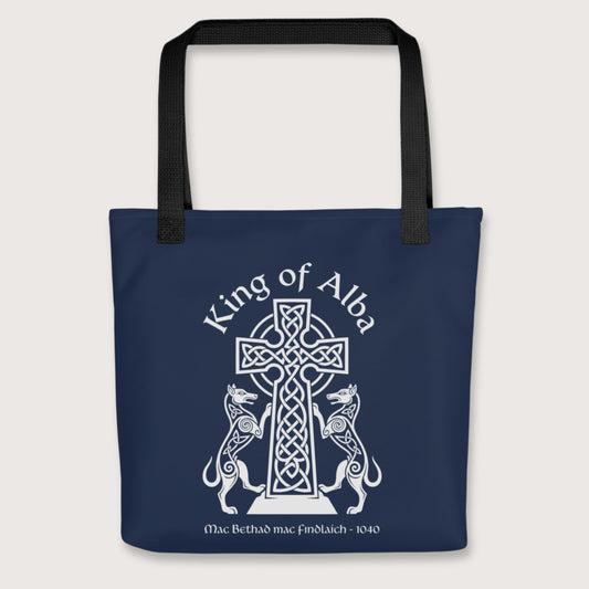 Black King of Alba Bag - history buff gift by HistoHead