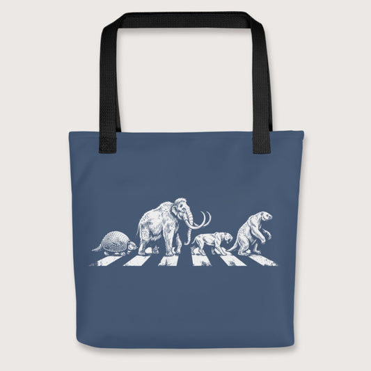 Black Pleistocene Road Bag - history buff gift by HistoHead