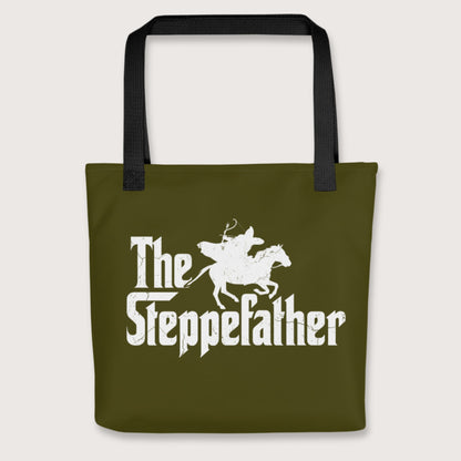 Black The Steppefather Parthian Shot Bag - history buff gift by HistoHead