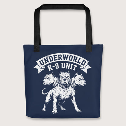 Black Cerberus Underworld K-9 Unit Bag - history buff gift by HistoHead