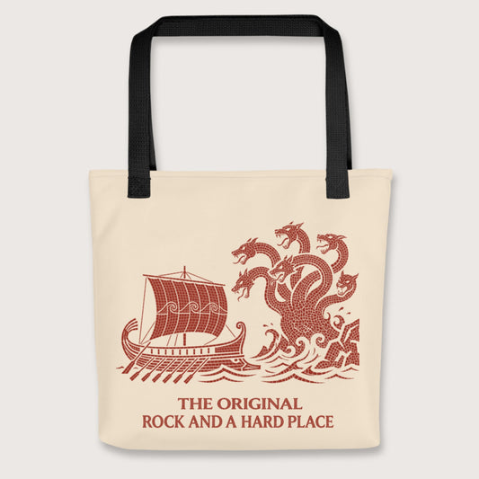 Black Odyssey Rock and a Hard Place Bag - history buff gift by HistoHead