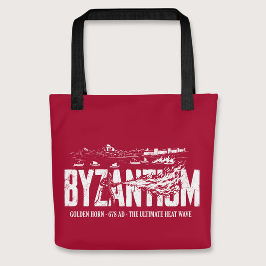 Black Greek Fire 678 Bag - history buff gift by HistoHead