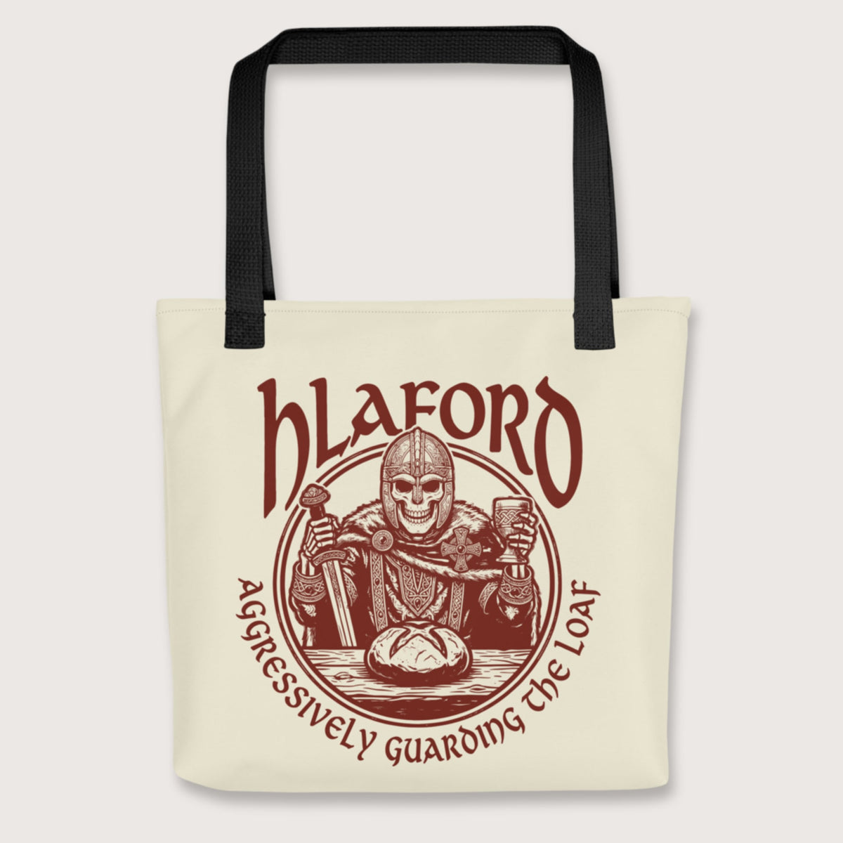 Black Hlaford Loaf Guardian Bag - history buff gift by HistoHead