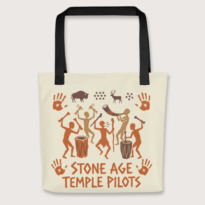 Black Stone Age Temple Pilots Bag - history buff gift by HistoHead