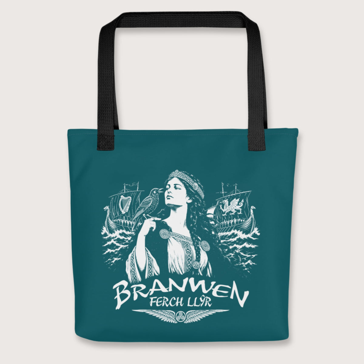 Black Branwen ferch Llŷr Bag - history buff gift by HistoHead