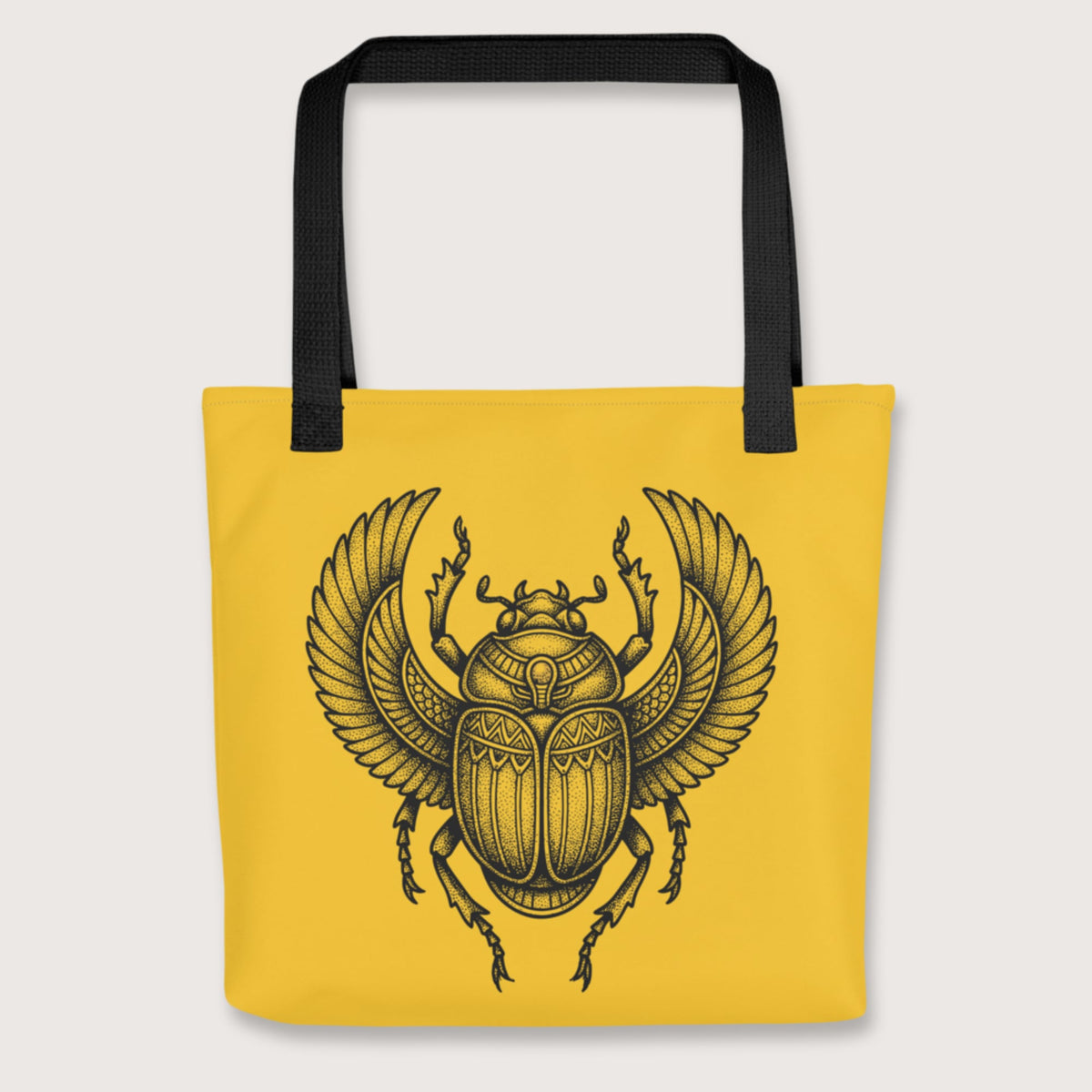 Black Khepri God of Rebirth Bag - history buff gift by HistoHead