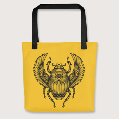Black Khepri God of Rebirth Bag - history buff gift by HistoHead