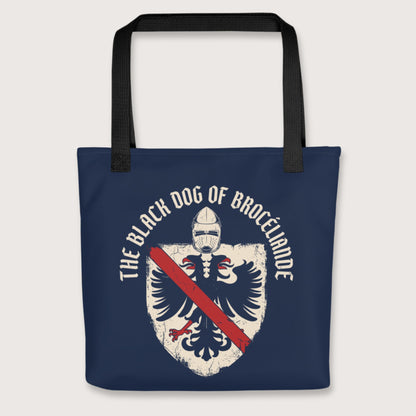 Black Du Guesclin The Black Dog of Brocéliande Bag - history buff gift by HistoHead