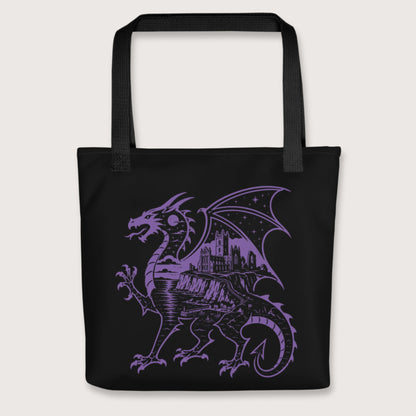 Black Whitby Wyrm Bag - history buff gift by HistoHead