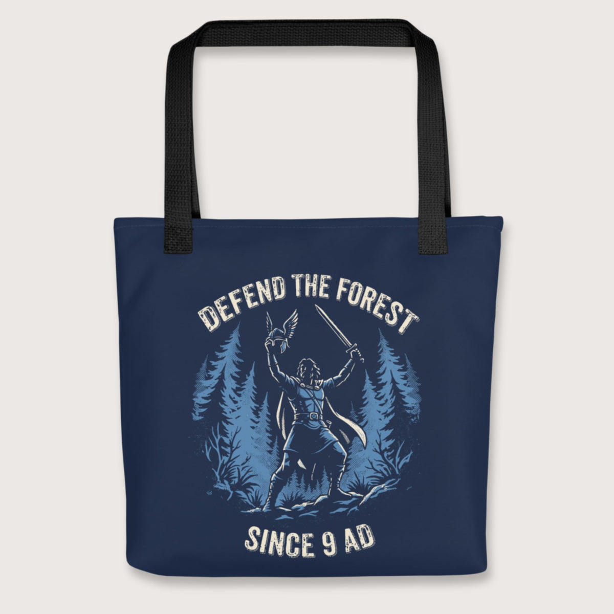 Black Defend the Forest Bag - history buff gift by HistoHead