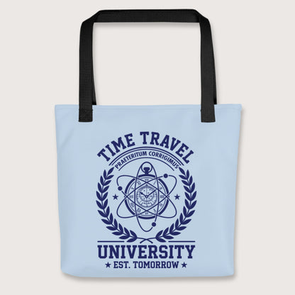 Black Time Travel University Bag - history buff gift by HistoHead