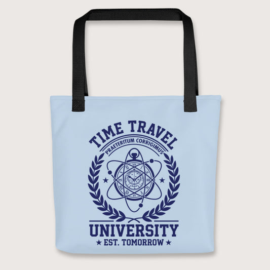 Black Time Travel University Bag - history buff gift by HistoHead