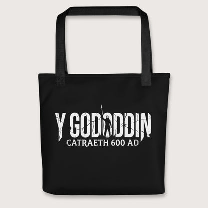 Black Y Gododdin Catraeth 600 Bag - history buff gift by HistoHead