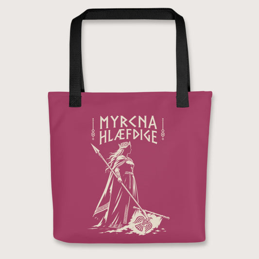 Black Æthelflæd Myrcna Hlæfdige Bag - history buff gift by HistoHead