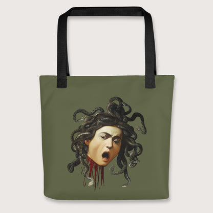 Black Medusa by Caravaggio Bag - history buff gift by HistoHead