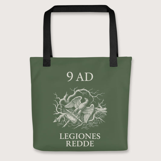 Black Give Me Back My Legions Bag - history buff gift by HistoHead