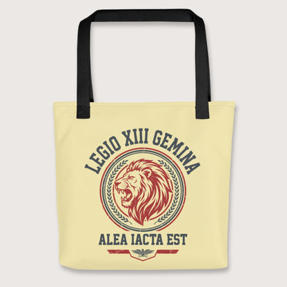 Black Legio XIII Gemina Alea Iacta Est Bag - history buff gift by HistoHead