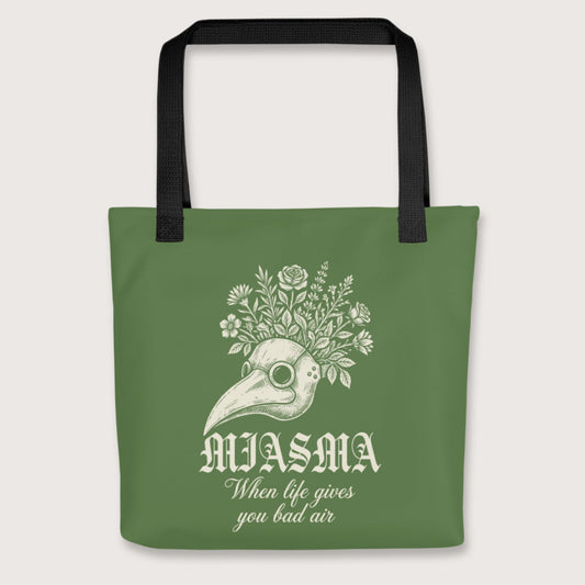 Black Miasma When Life Gives You Bad Air Bag - history buff gift by HistoHead