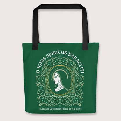 Black Hildegard von Bingen Bag - history buff gift by HistoHead