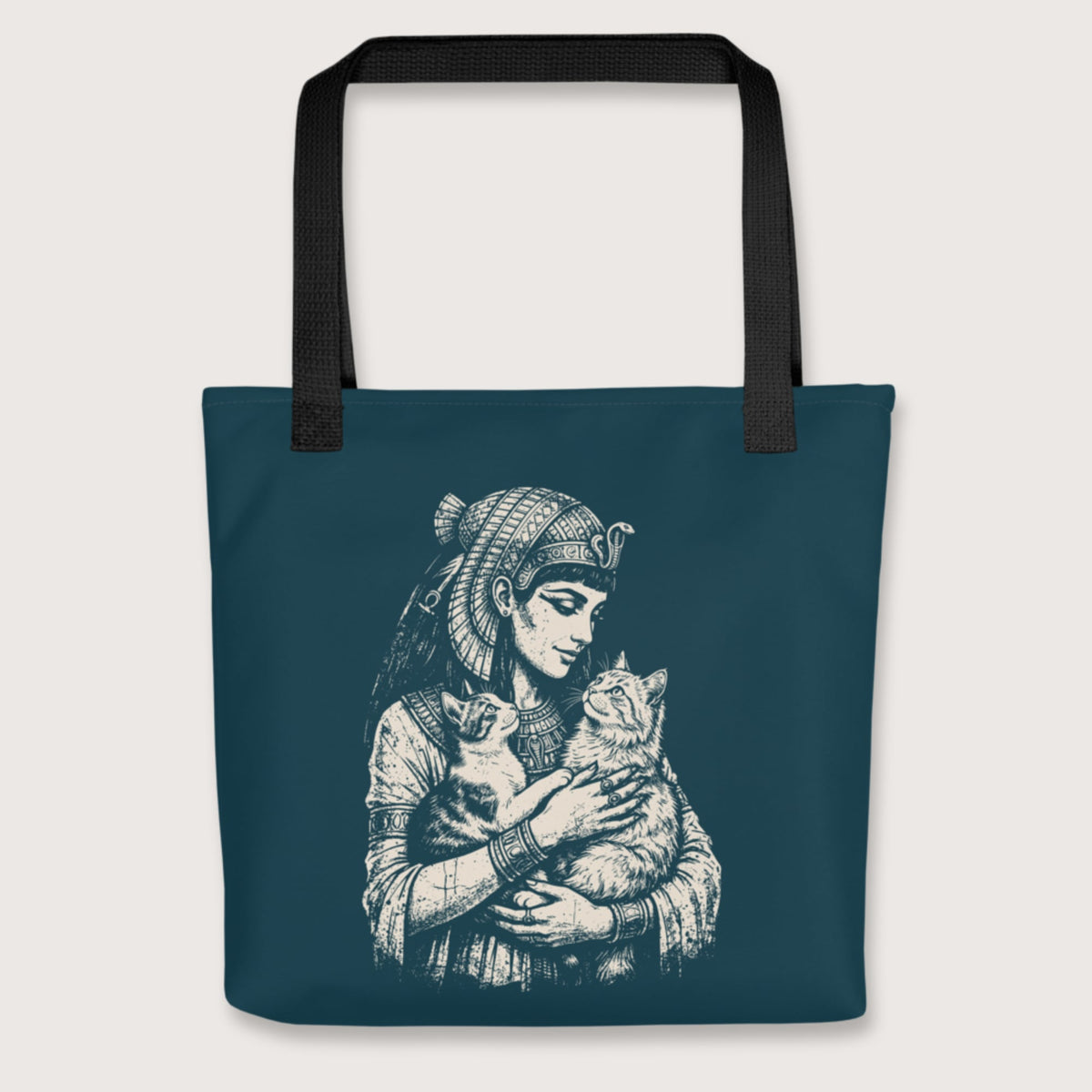 Black Cleopatra's Cats Bag - history buff gift by HistoHead