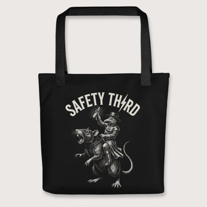 Black Plague Doctor Safety Third Bag - history buff gift by HistoHead
