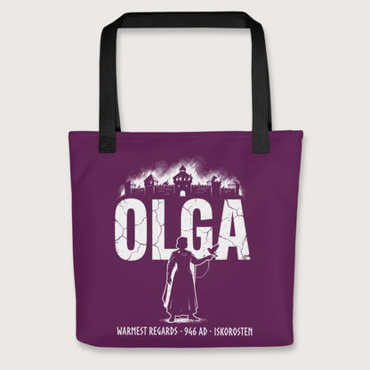 Black Olga of Kiev Warmest Regards Bag - history buff gift by HistoHead