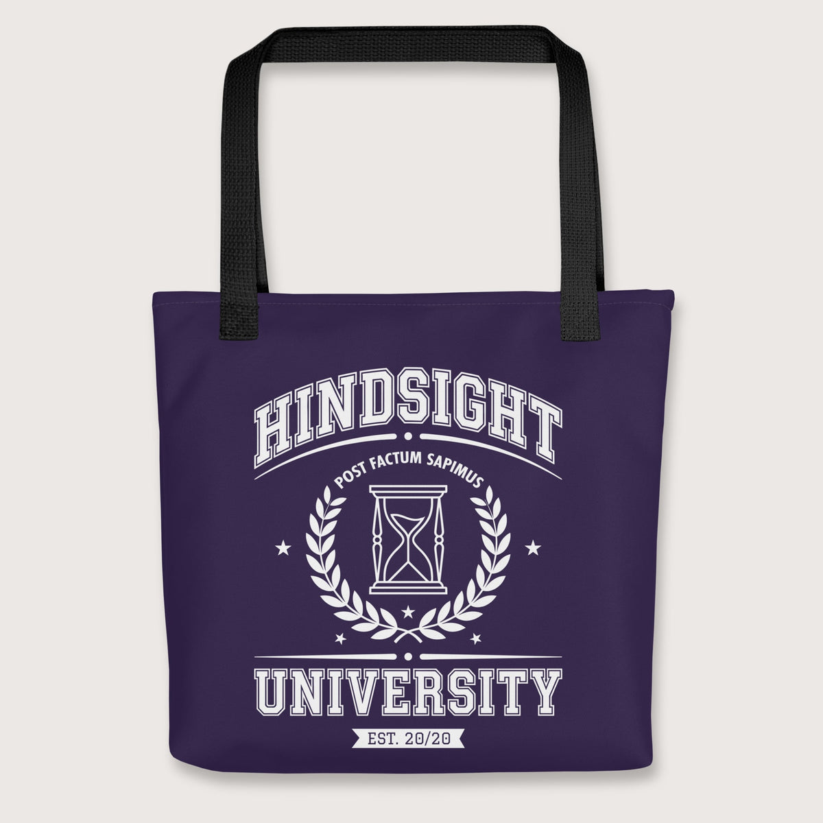 Black Hindsight University Bag - history buff gift by HistoHead